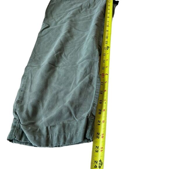 Volcom Drawstring Green Utility Cargo Jogger Pants Women Sz. XS Beach Surf Skate - Picture 7 of 10